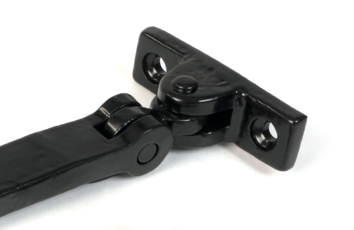 From The Anvil - Black 10" Hammered Newbury Stay | Sku. 46478 | Trade Door Handles.