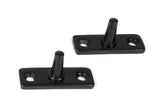 From The Anvil - Black 10" Hammered Newbury Stay | Sku. 46478 | Trade Door Handles.