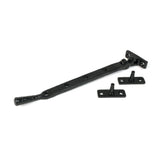 From The Anvil - Black 10" Hammered Newbury Stay | Sku. 46478 | Trade Door Handles.