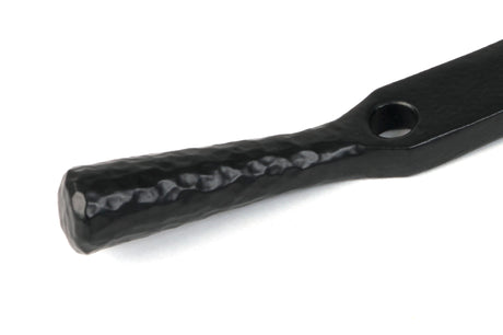 From The Anvil - Matt Black 10" Hammered Newbury Stay | Sku. 46479 | Trade Door Handles.