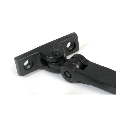 From The Anvil - Matt Black 10" Hammered Newbury Stay | Sku. 46479 | Trade Door Handles.