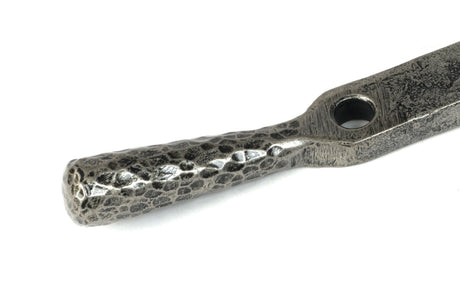 From The Anvil - Pewter 10" Hammered Newbury Stay | Sku. 46480 | Trade Door Handles.