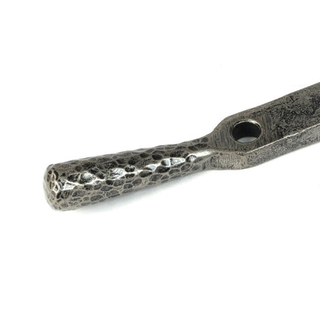 From The Anvil - Pewter 10" Hammered Newbury Stay | Sku. 46480 | Trade Door Handles.