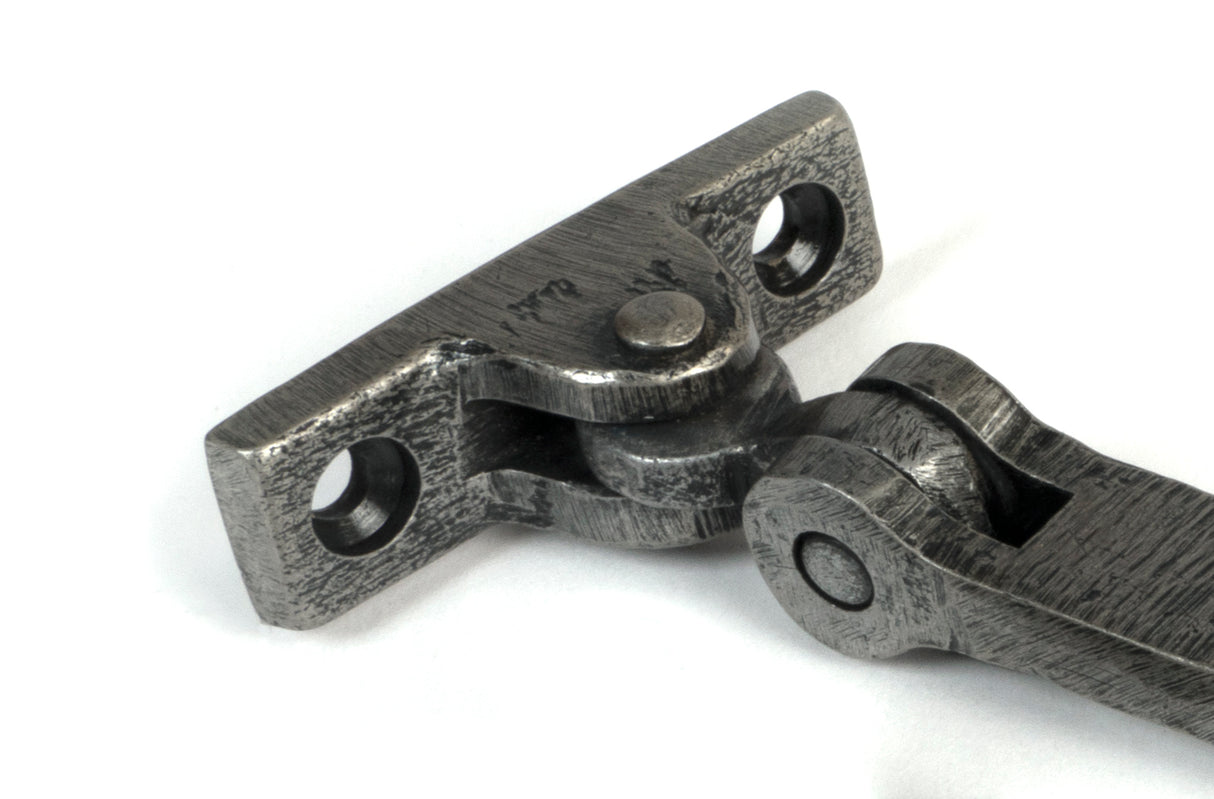 From The Anvil - Pewter 10" Hammered Newbury Stay | Sku. 46480 | Trade Door Handles.