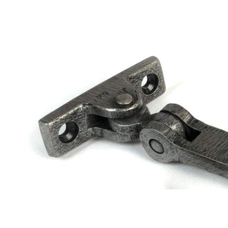 From The Anvil - Pewter 10" Hammered Newbury Stay | Sku. 46480 | Trade Door Handles.