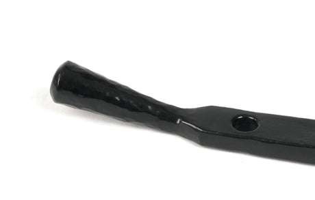 From The Anvil - Black 12" Hammered Newbury Stay | Sku. 46481 | Trade Door Handles.