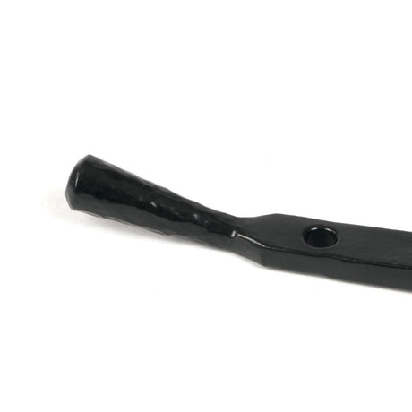 From The Anvil - Black 12" Hammered Newbury Stay | Sku. 46481 | Trade Door Handles.