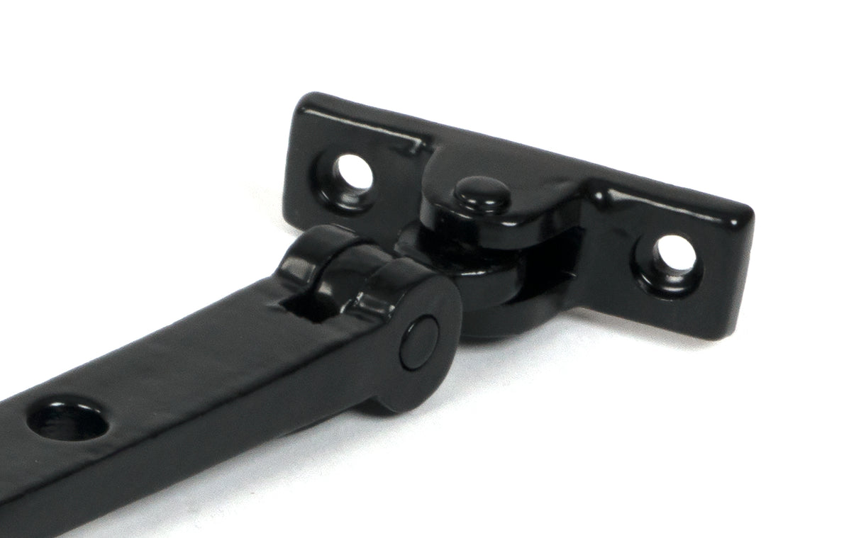 From The Anvil - Black 12" Hammered Newbury Stay | Sku. 46481 | Trade Door Handles.