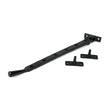From The Anvil - Black 12" Hammered Newbury Stay | Sku. 46481 | Trade Door Handles.