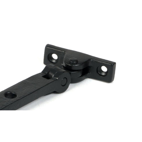From The Anvil - Matt Black 12" Hammered Newbury Stay | Sku. 46482 | Trade Door Handles.