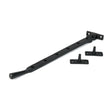 From The Anvil - Matt Black 12" Hammered Newbury Stay | Sku. 46482 | Trade Door Handles.
