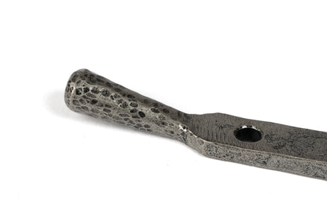 From The Anvil - Pewter 12" Hammered Newbury Stay | Sku. 46483 | Trade Door Handles.