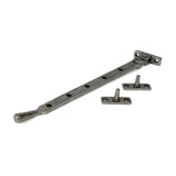 From The Anvil - Pewter 12" Hammered Newbury Stay | Sku. 46483 | Trade Door Handles.