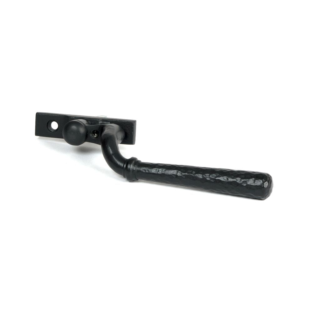 From The Anvil - Matt Black Hammered Newbury Espag - LH | Sku. 46492 | Trade Door Handles.
