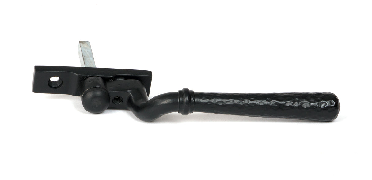 From The Anvil - Matt Black Hammered Newbury Espag - RH | Sku. 46493 | Trade Door Handles.