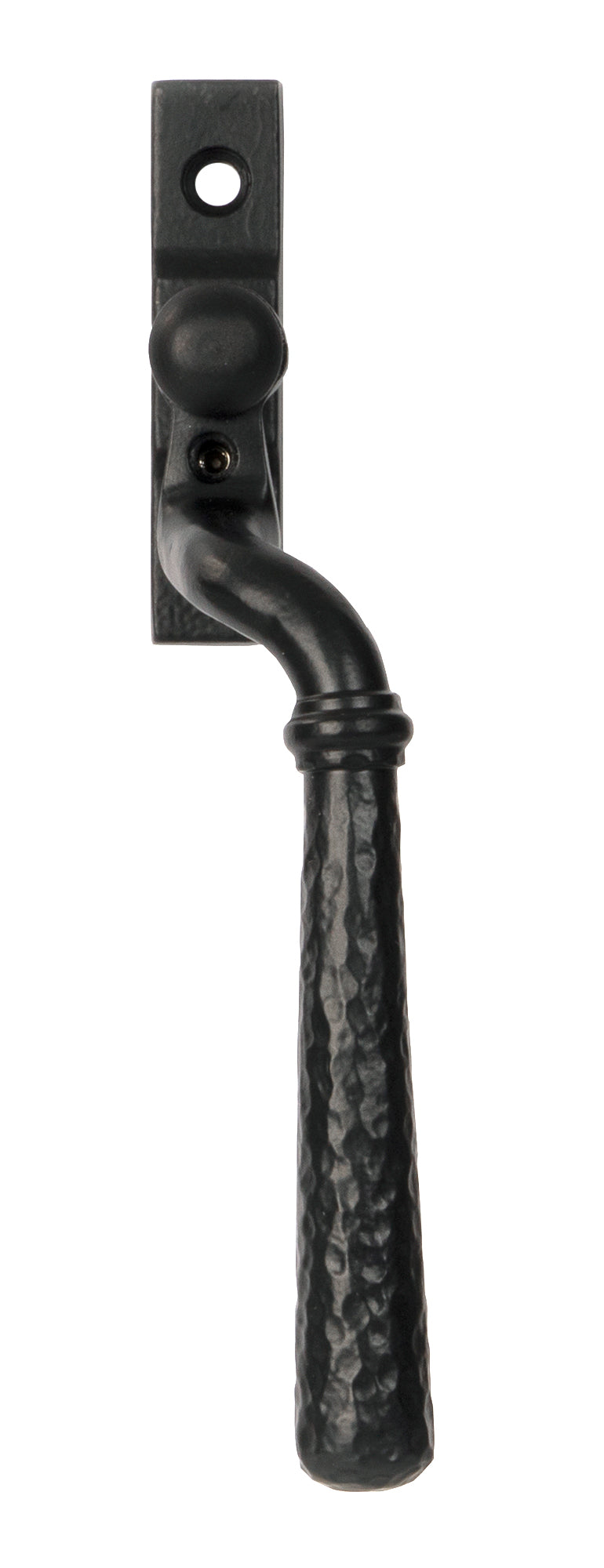 From The Anvil - Matt Black Hammered Newbury Espag - RH | Sku. 46493 | Trade Door Handles.