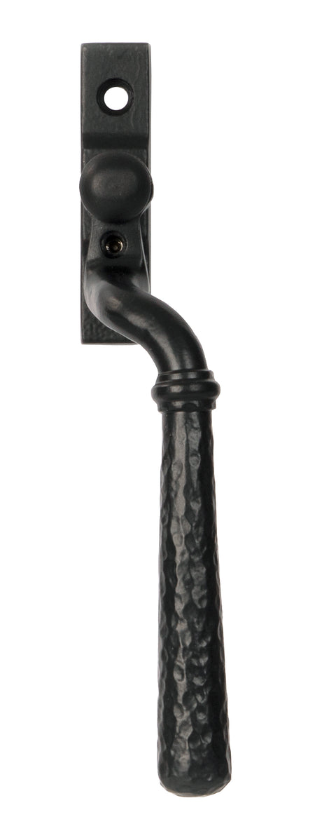 From The Anvil - Matt Black Hammered Newbury Espag - RH | Sku. 46493 | Trade Door Handles.