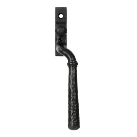 From The Anvil - Matt Black Hammered Newbury Espag - RH | Sku. 46493 | Trade Door Handles.