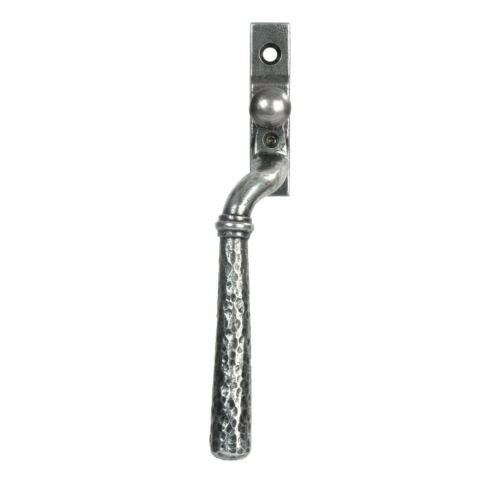 From The Anvil - Pewter Hammered Newbury Espag - LH | Sku. 46494 | Trade Door Handles.