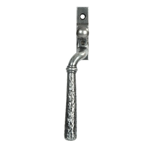 From The Anvil - Pewter Hammered Newbury Espag - LH | Sku. 46494 | Trade Door Handles.