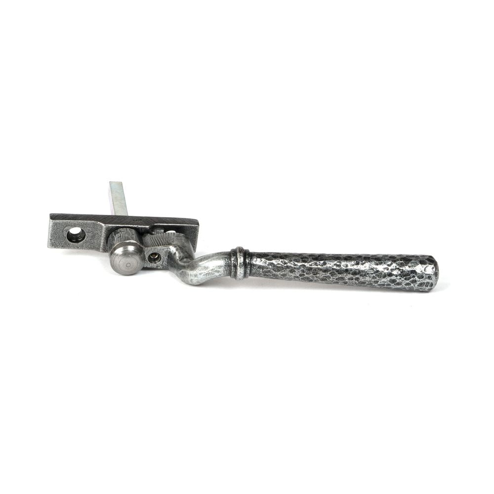 From The Anvil - Pewter Hammered Newbury Espag - RH | Sku. 46495 | Trade Door Handles.