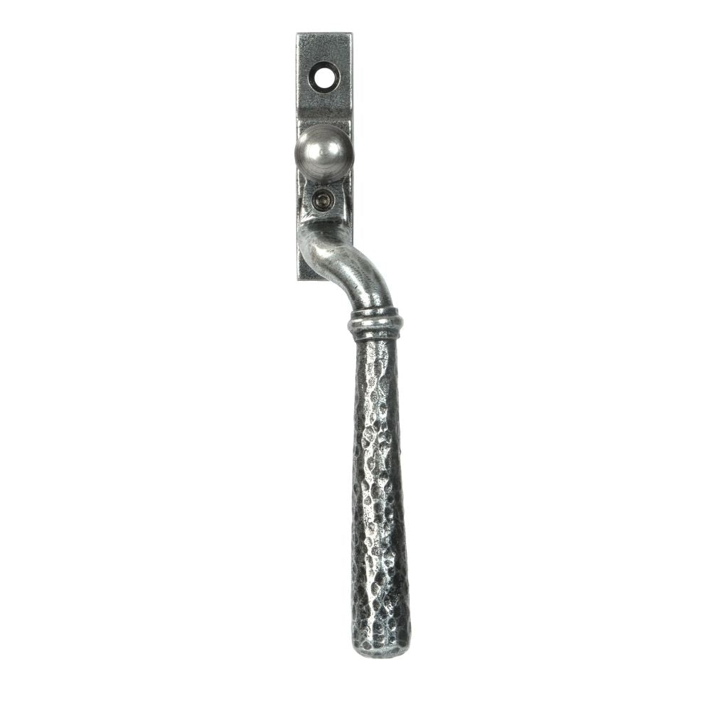 From The Anvil - Pewter Hammered Newbury Espag - RH | Sku. 46495 | Trade Door Handles.