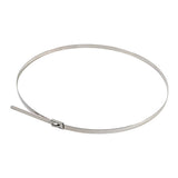 This is an image of Timco - Cable Ties - Stainless Steel 4.6 x 500mm - (100 PCS Bag) 46500CTSS