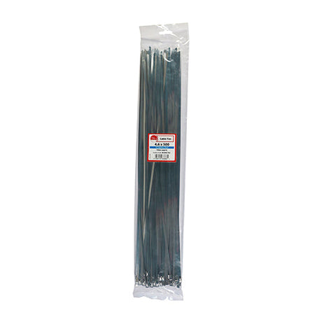 This is an image of Timco - Cable Ties - Stainless Steel 4.6 x 500mm - (100 PCS Bag) 46500CTSS