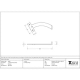 From The Anvil - Beeswax 7" Quadrant Stay (Pair) | Sku. 46504 | Trade Door Handles.