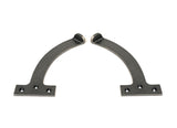 From The Anvil - Pewter 7" Quadrant Stay (Pair) | Sku. 46505 | Trade Door Handles.