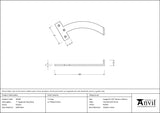 From The Anvil - Pewter 7" Quadrant Stay (Pair) | Sku. 46505 | Trade Door Handles.