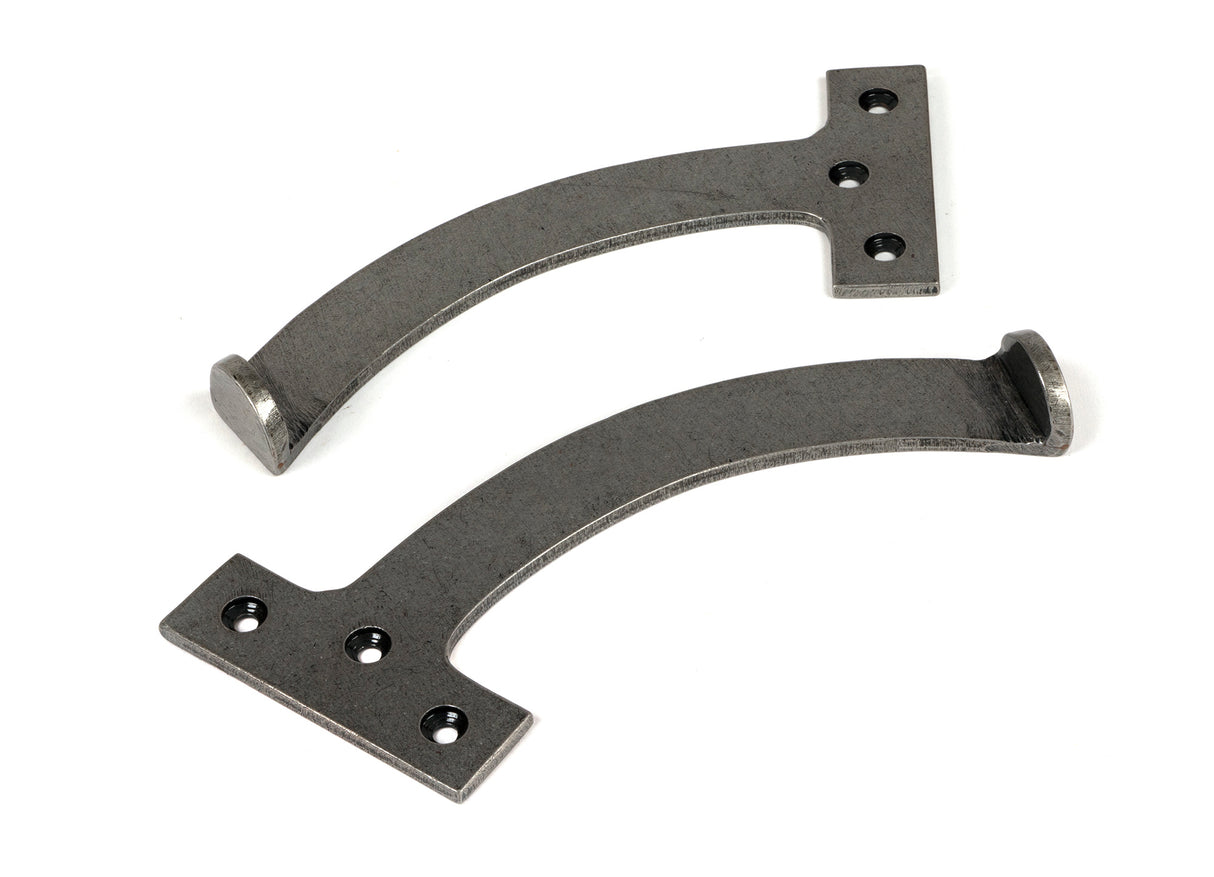 From The Anvil - Pewter 7" Quadrant Stay (Pair) | Sku. 46505 | Trade Door Handles.