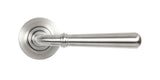 From The Anvil - Satin Marine SS (316) Newbury Lever on Rose Set (Plain) | Sku. 46510 | Trade Door Handles.