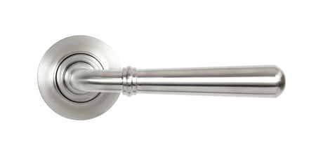 From The Anvil - Satin Marine SS (316) Newbury Lever on Rose Set (Plain) | Sku. 46510 | Trade Door Handles.