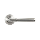 From The Anvil - Satin Marine SS (316) Newbury Lever on Rose Set (Plain) | Sku. 46510 | Trade Door Handles.