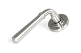 From The Anvil - Satin Marine SS (316) Newbury Lever on Rose Set (Plain) | Sku. 46510 | Trade Door Handles.