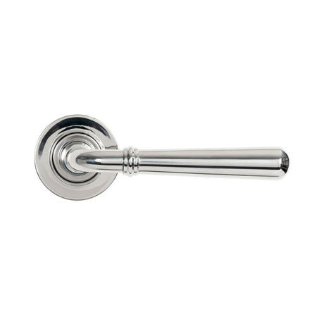 From The Anvil - Polished Marine SS (316) Newbury Lever on Rose Set (Plain) | Sku. 46514 | Trade Door Handles.