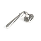 From The Anvil - Polished Marine SS (316) Newbury Lever on Rose Set (Plain) | Sku. 46514 | Trade Door Handles.