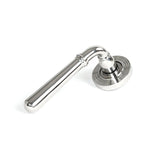 From The Anvil - Polished Marine SS (316) Newbury Lever on Rose Set (Beehive) | Sku. 46516 | Trade Door Handles.