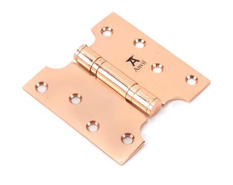 From The Anvil - Polished Bronze 4" x 2" x 4" Parliament Hinge (pair) ss | Sku. 46522 | Trade Door Handles.