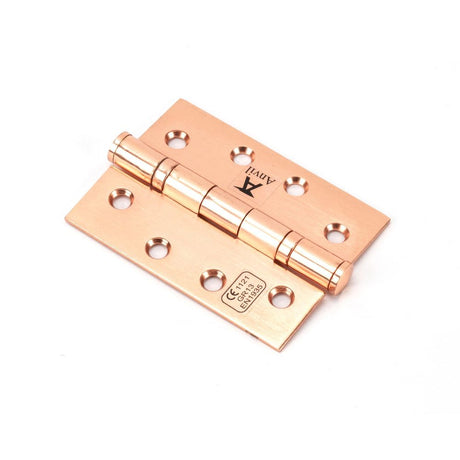 From The Anvil - Polished Bronze 4" Ball Bearing Butt Hinge (pair) ss | Sku. 46526 | Trade Door Handles.