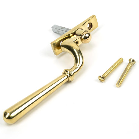 From The Anvil - Polished Brass Newbury Espag - RH | Sku. 46527 | Trade Door Handles.