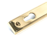 From The Anvil - Polished Brass Newbury Slimline Lever Espag. Lock Set | Sku. 46529 | Trade Door Handles.