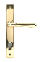 From The Anvil - Polished Brass Newbury Slimline Lever Espag. Lock Set | Sku. 46529 | Trade Door Handles.