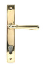 From The Anvil - Polished Brass Newbury Slimline Lever Espag. Lock Set | Sku. 46529 | Trade Door Handles.