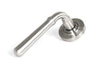 From The Anvil - Satin Marine SS (316) Newbury Lever on Rose Set (Beehive) - Unsprung | Sku. 46538 | Trade Door Handles.
