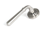 From The Anvil - Satin Marine SS (316) Newbury Lever on Rose Set (Beehive) - Unsprung | Sku. 46538 | Trade Door Handles.