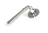 From The Anvil - Polished Marine SS (316) Newbury Lever on Rose Set (Plain) - Unsprung | Sku. 46540 | Trade Door Handles.