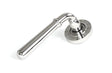 From The Anvil - Polished Marine SS (316) Newbury Lever on Rose Set (Beehive) - Unsprung | Sku. 46542 | Trade Door Handles.