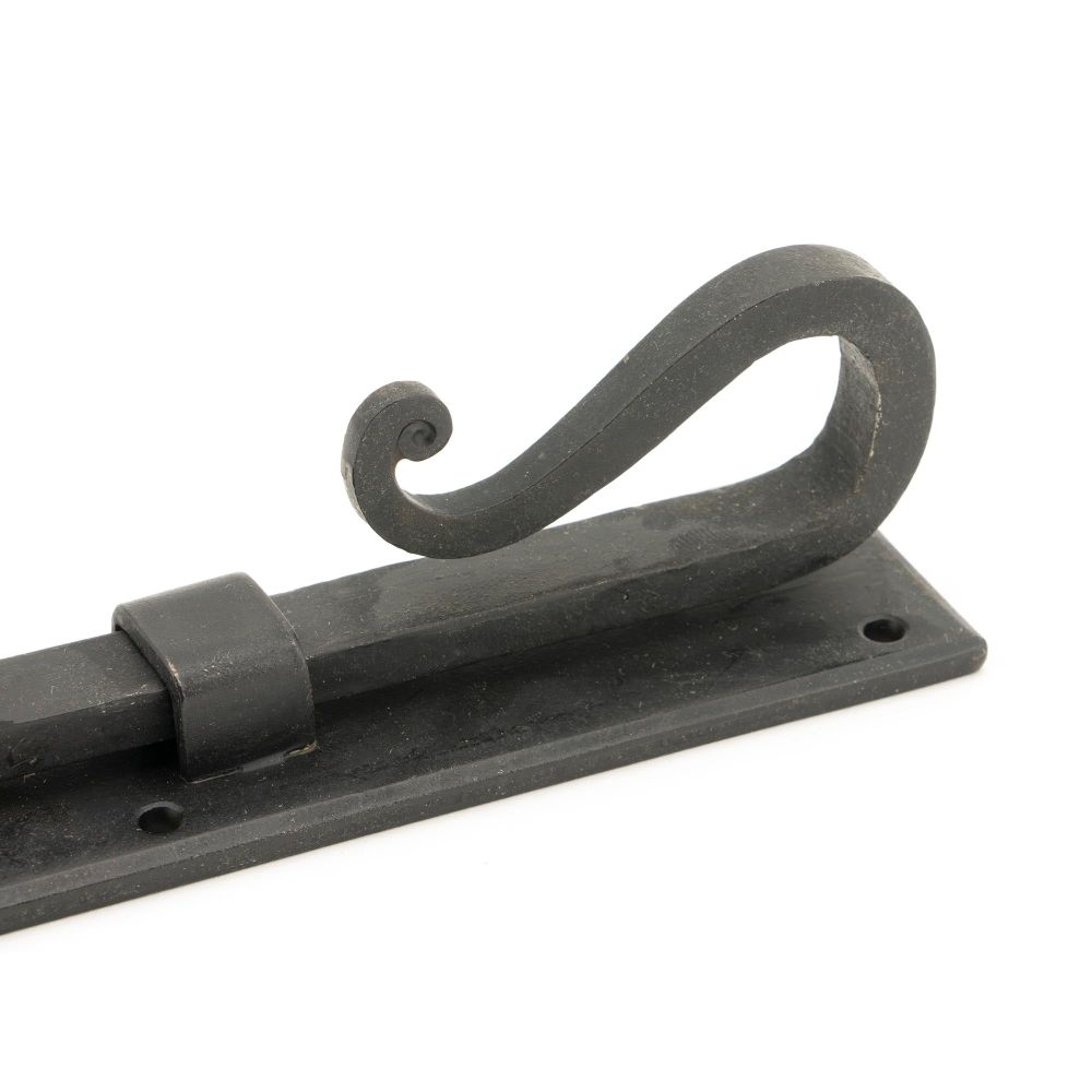 From The Anvil - External Beeswax 8" Shepherd's Crook Universal Bolt | Sku. 46544 | Trade Door Handles.